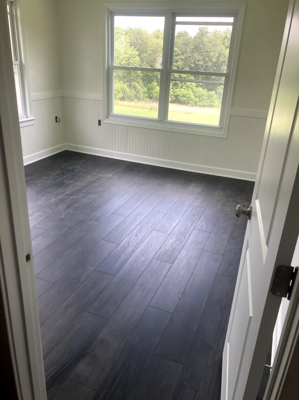 Hardwood flooring installation