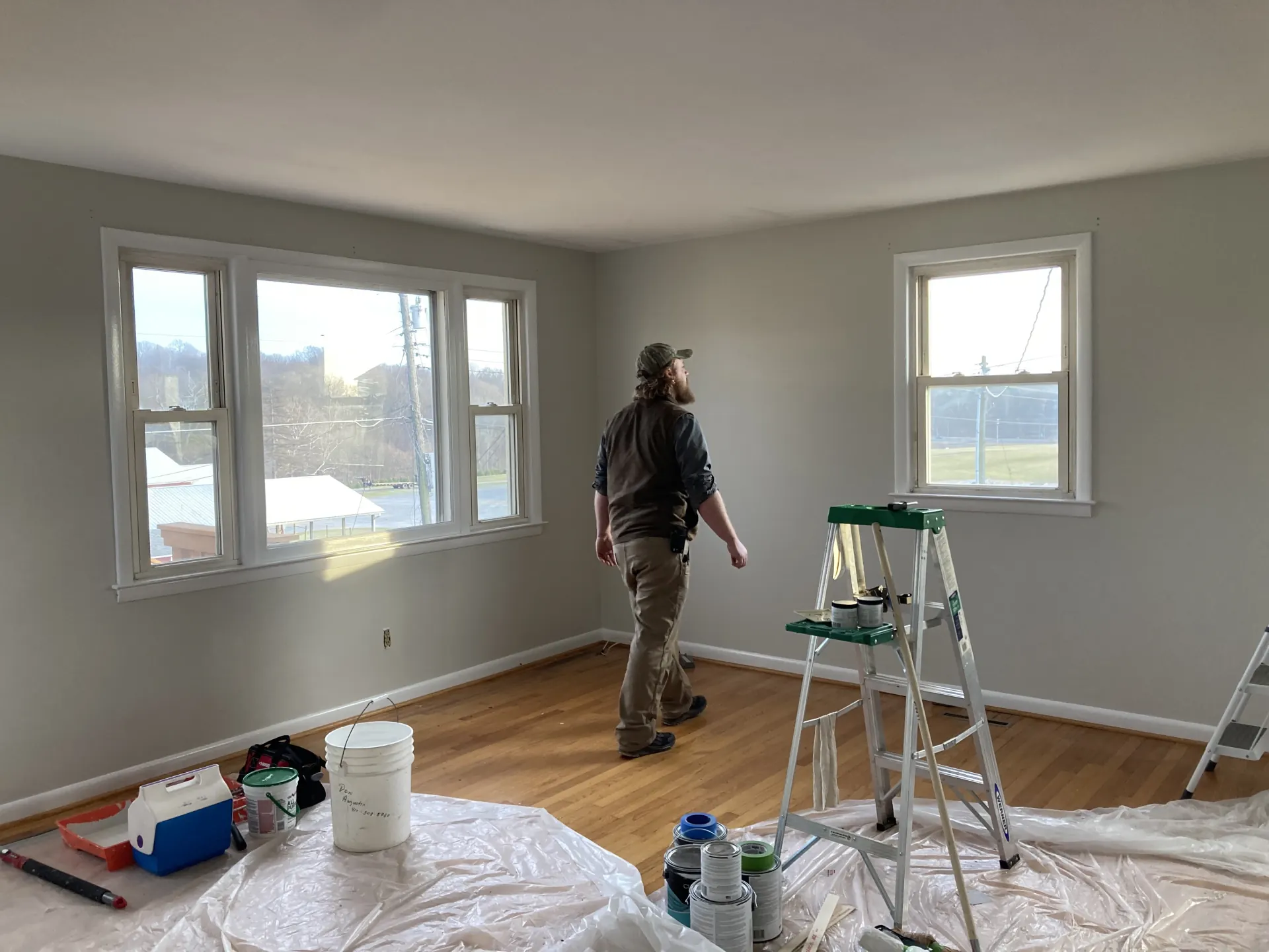 Home renovation project in progress